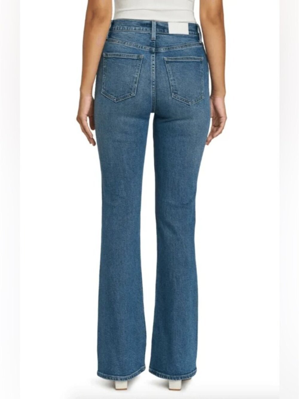 Pistola Dana High Rise Flare Jeans Hyde Blue Wash Women’s 31 - Picture 9 of 14